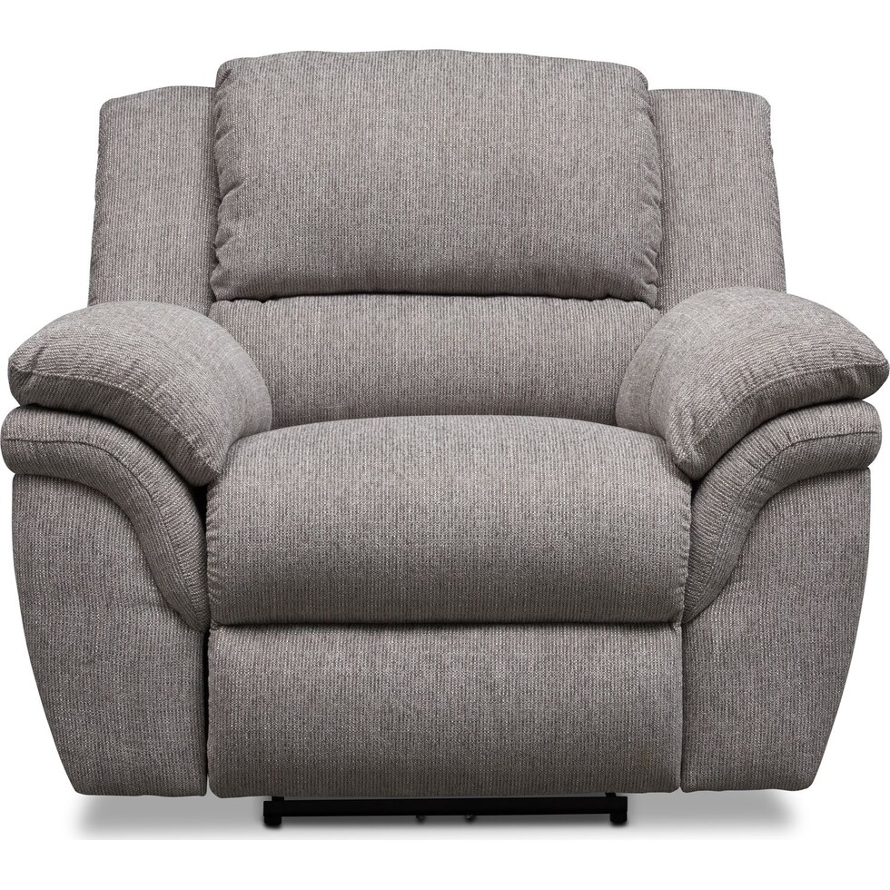 aldo gray power recliner   