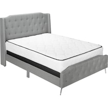 alejandro gray queen bed   