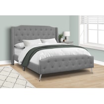 alejandro gray queen bed   