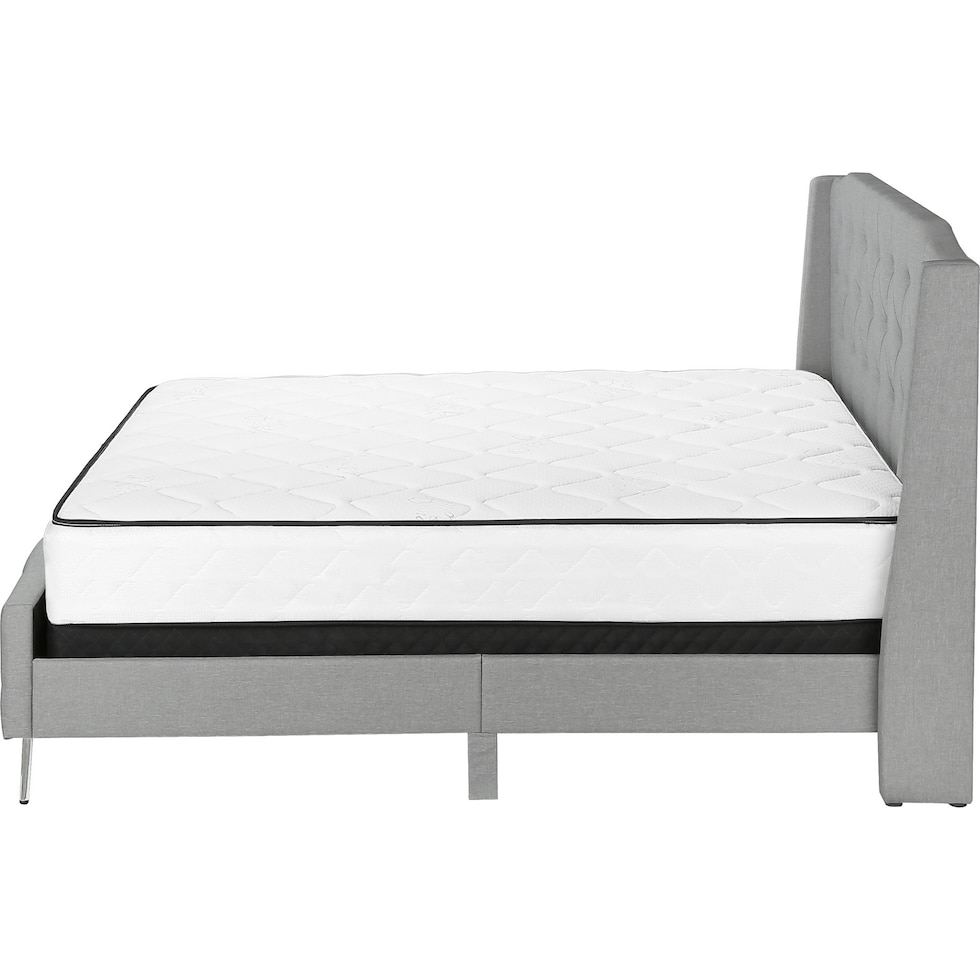 alejandro gray queen bed   