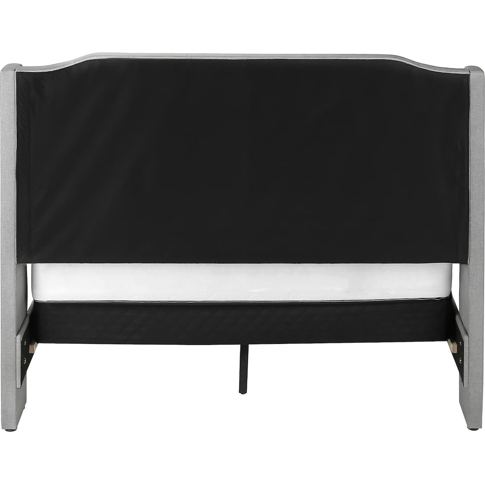 alejandro gray queen bed   