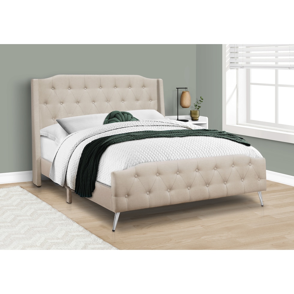 alejandro neutral queen bed   