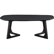 alessia black coffee table   