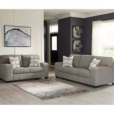 Signature Design by Ashley Alessio Sofa and Loveseat