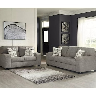 Signature Design by Ashley Alessio Sofa and Loveseat