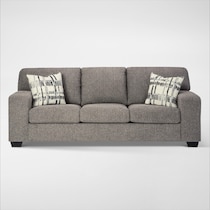 alessio silver sofa   