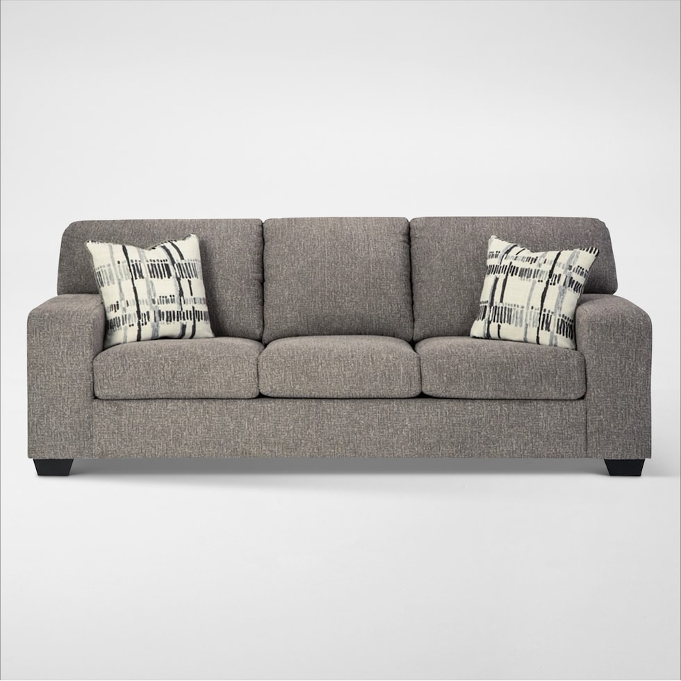 alessio silver sofa   