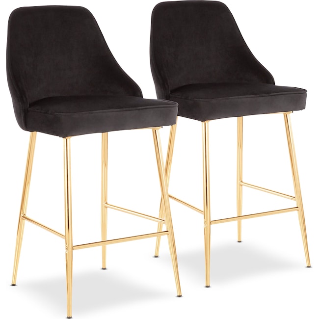 Dining Room Furniture - Ali Set of 2 Counter-Height Stools