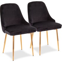 ali black dining chair   