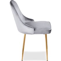 ali blue dining chair   