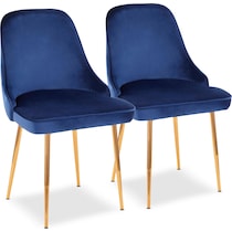 ali blue dining chair   