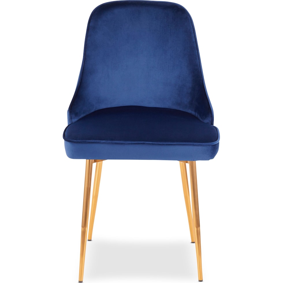 ali blue dining chair   