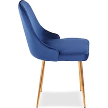 ali blue dining chair   