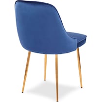 ali blue dining chair   