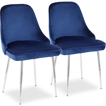 ali blue dining chair   