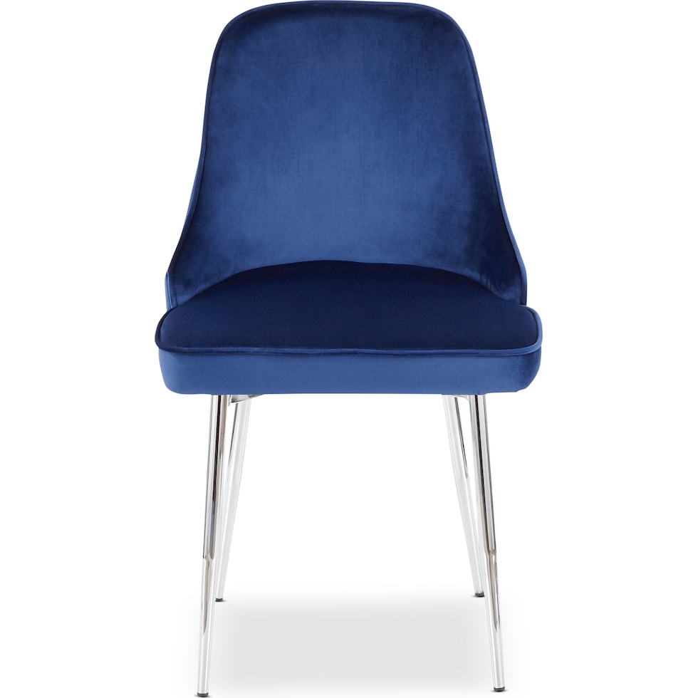 ali blue dining chair   