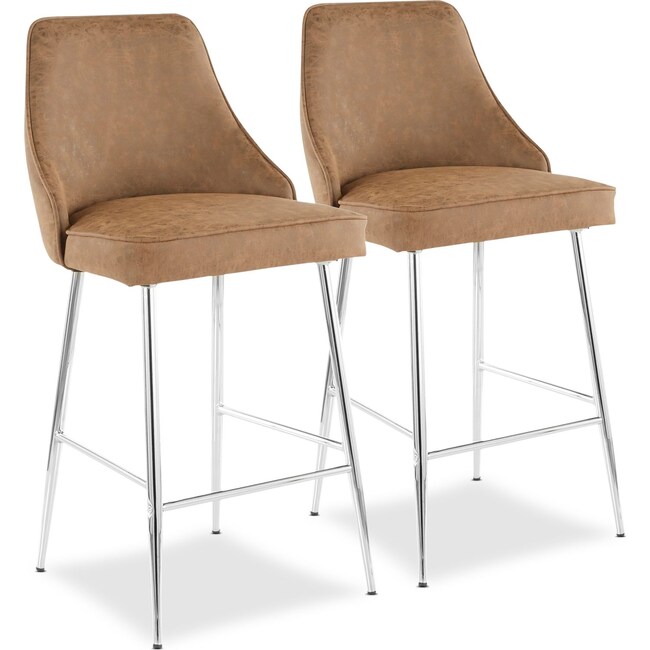 Dining Room Furniture - Ali Set of 2 Counter-Height Stools