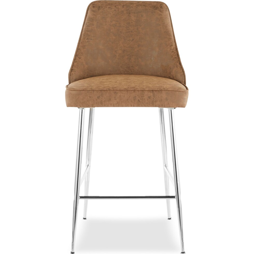 ali dark brown counter height stool   