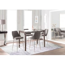 ali gray counter height stool   