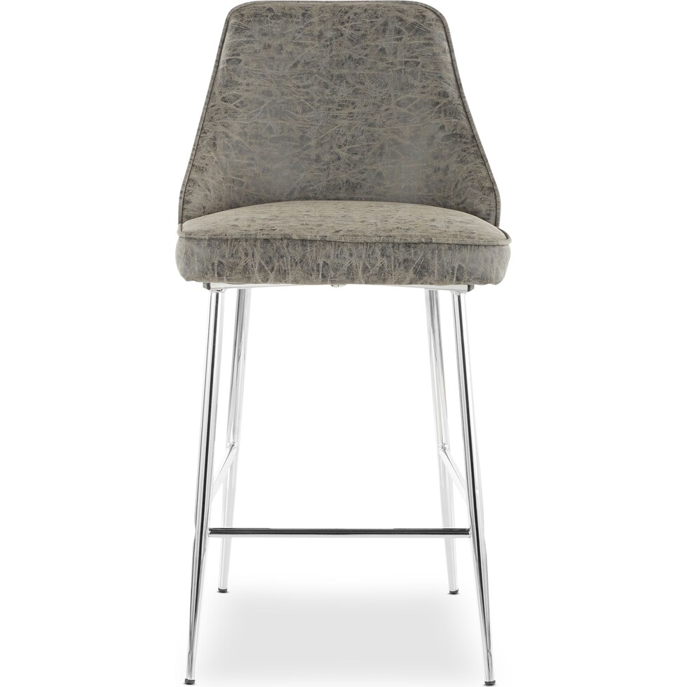 ali gray counter height stool   