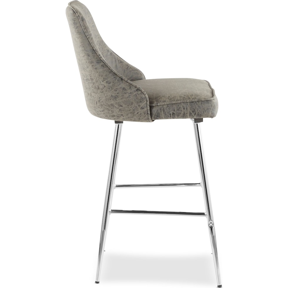 ali gray counter height stool   