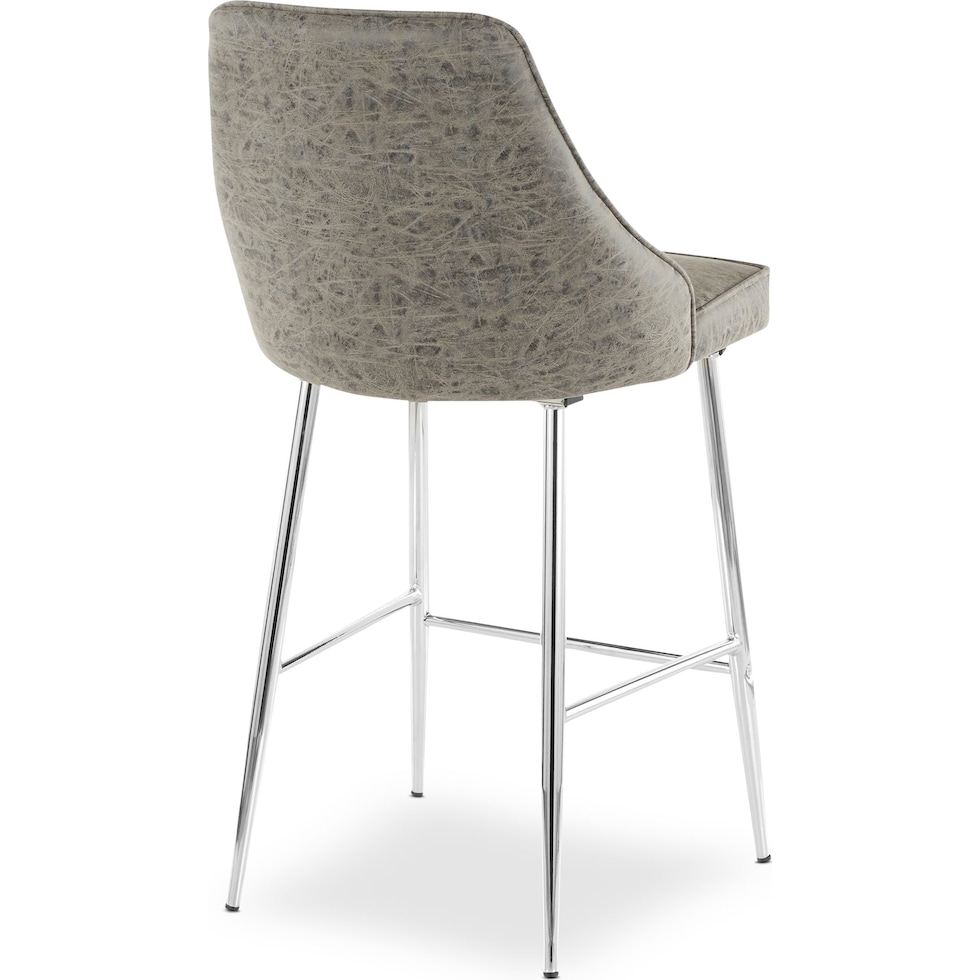 ali gray counter height stool   