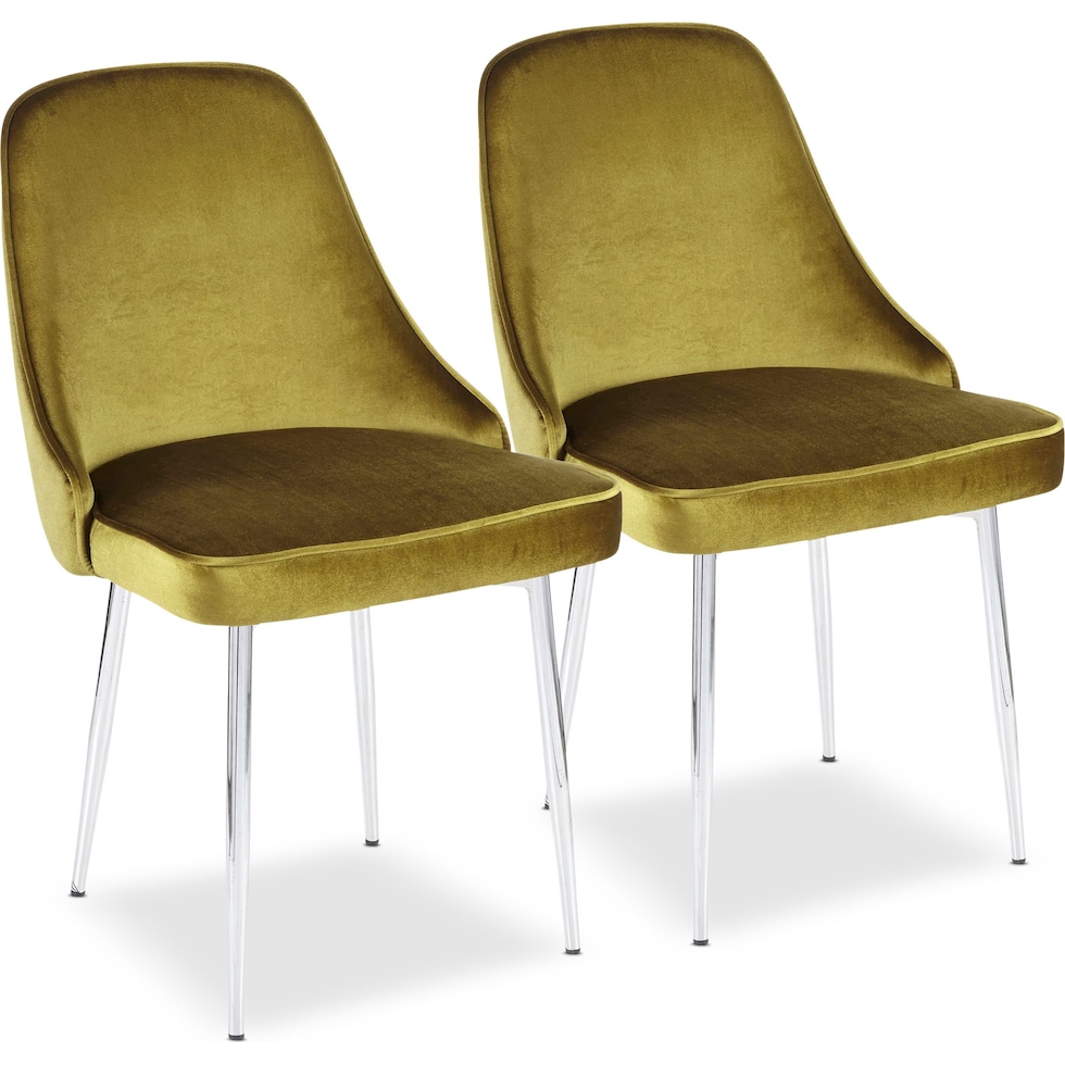 ali green dining chair   