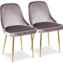 ali silver dining chair   