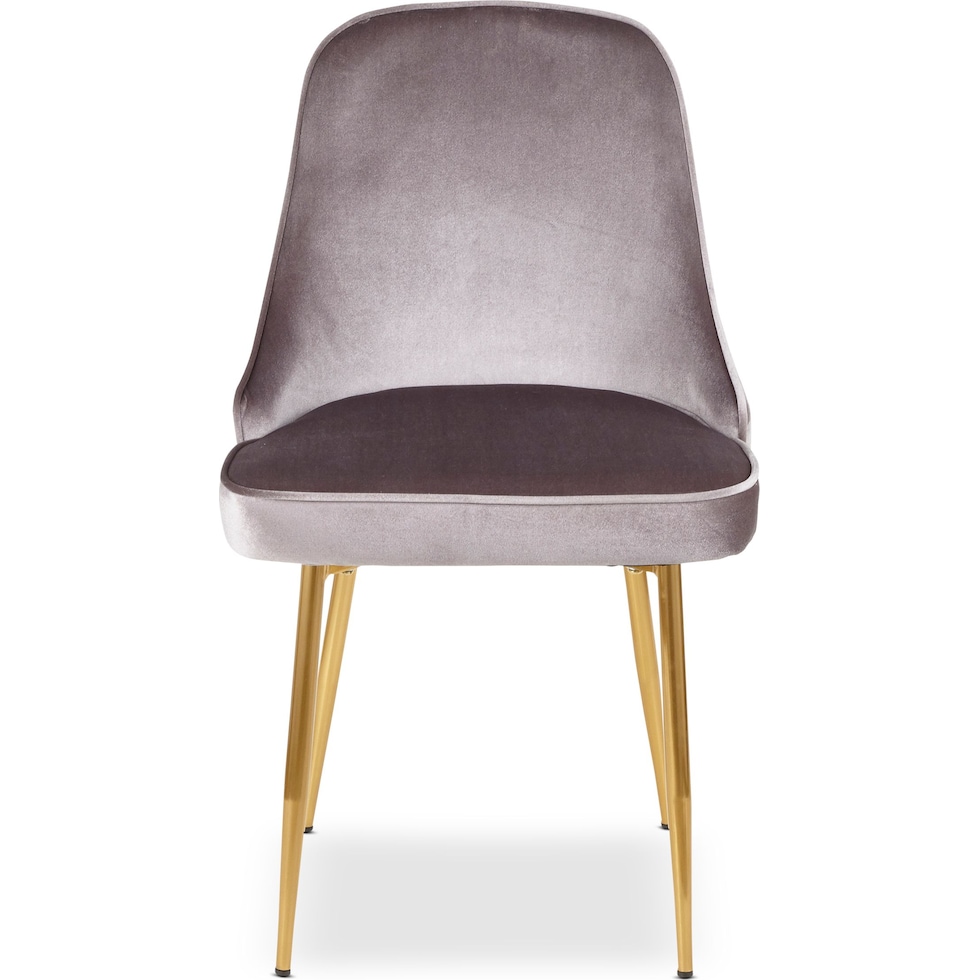 ali silver dining chair   