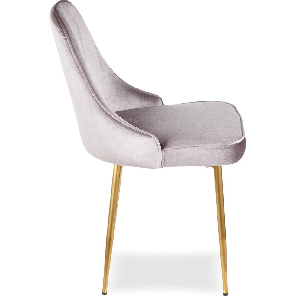 ali silver dining chair   