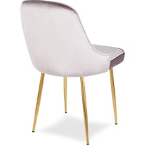 ali silver dining chair   