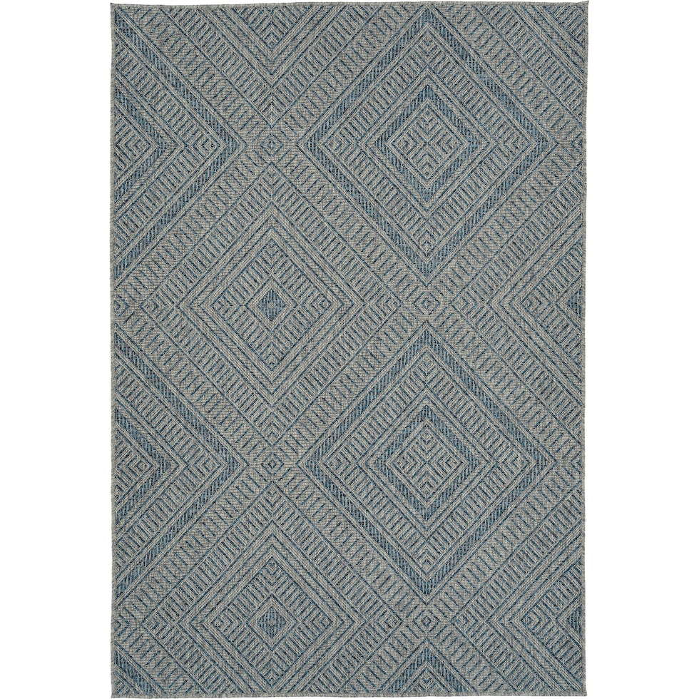 alicante blue outdoor area rug   