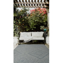 alicante blue outdoor area rug   