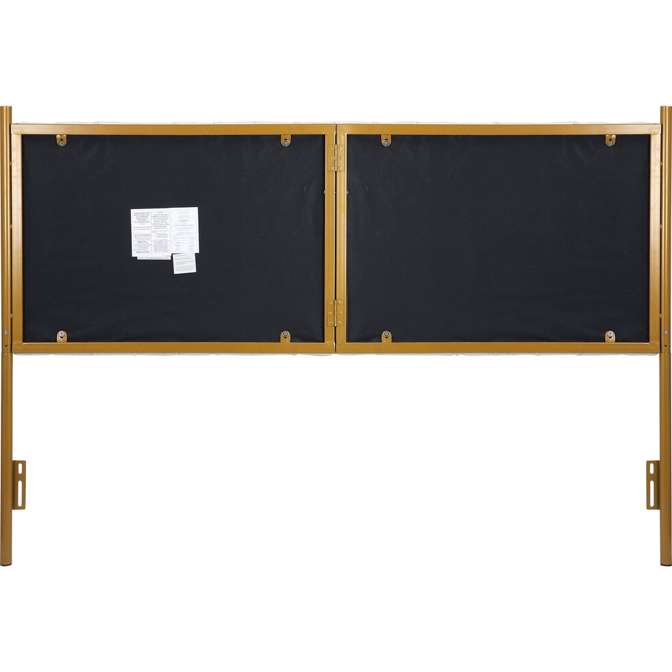 alicia white king headboard   