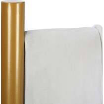 alicia white king headboard   