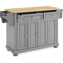 alina gray kitchen island   