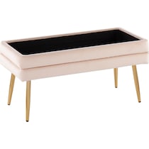alistair gold cream bench   