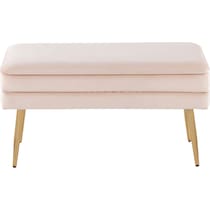 alistair gold cream bench   