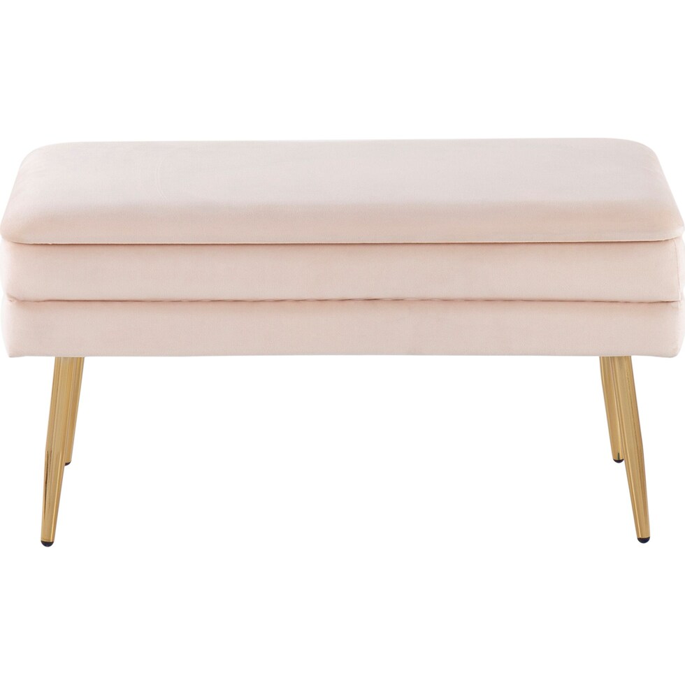 alistair gold cream bench   