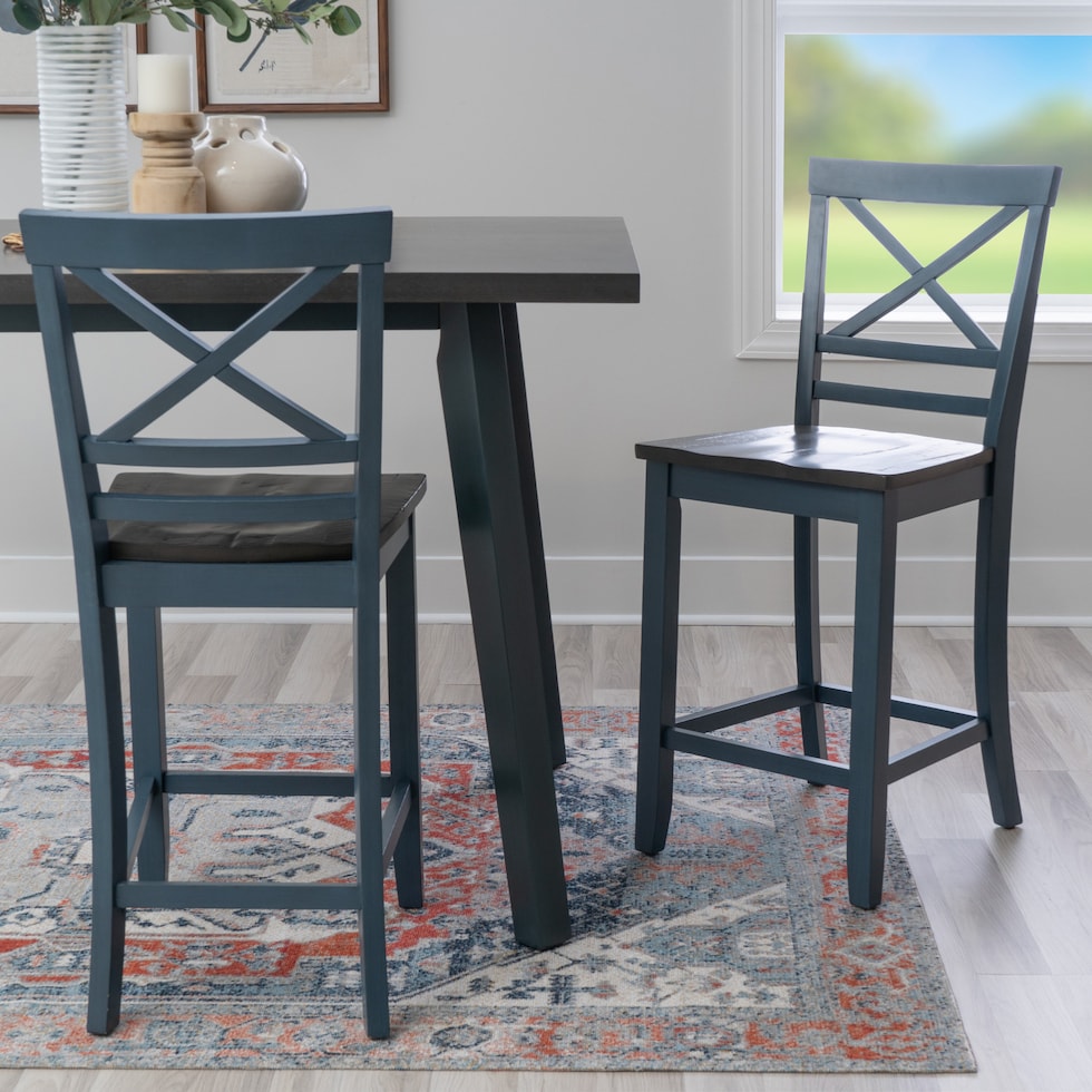 aliza blue  pc dining room   