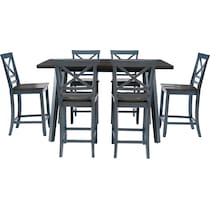 aliza blue  pc dining room   