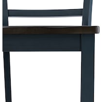 aliza blue counter height stool   