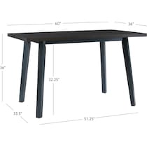 aliza blue counter height table   