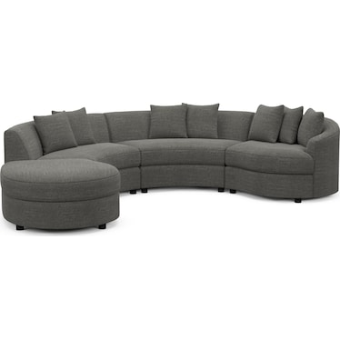 Allegra 4-Piece Sectional with Chaise