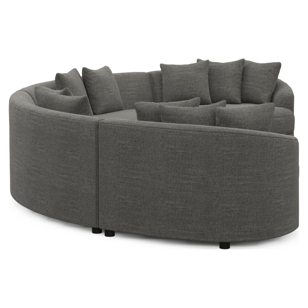 allegra gray sectional   