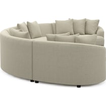 allegra gray sectional   