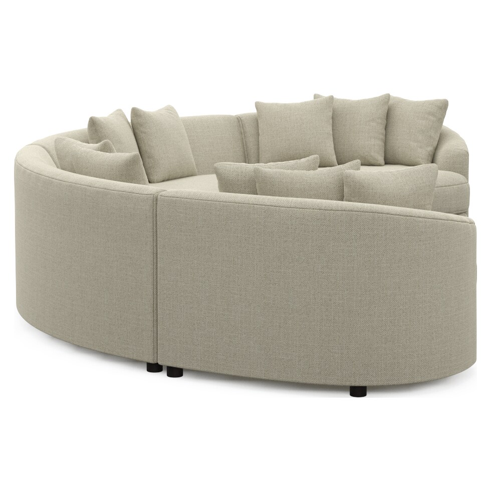 allegra gray sectional   