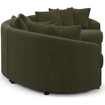 allegra green sectional   
