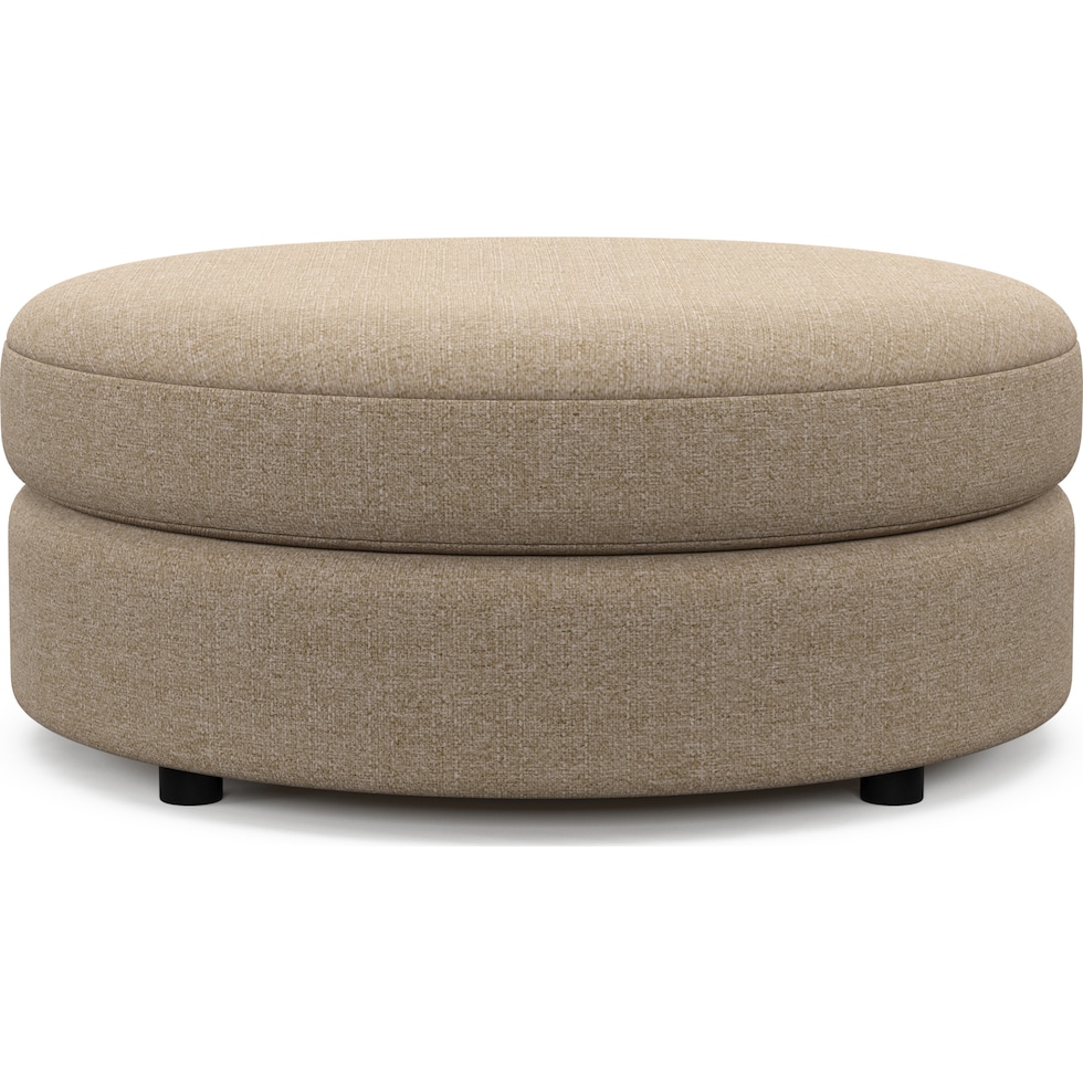 allegra neutral ottoman   