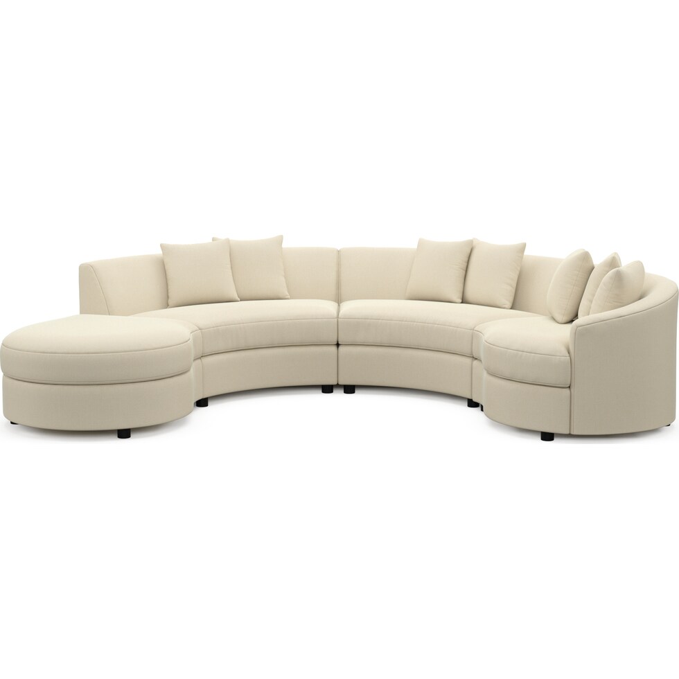 allegra neutral sectional   